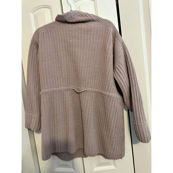 Womens FLX Commuter Sweater Jacket Ribbed Zip-Up Lilac Bellflower XL‎ - Picture 7 of 8